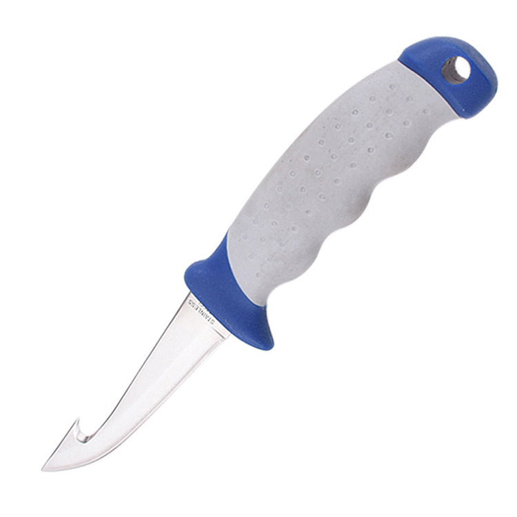 Arkaru 3Cr13 Blade Tpr Pp Handle Outdoor Survival Camping Tactical Dive Fishing Tool With Plastic Sheath Fish Cutting Fixed Blade Knife 1 buyer
