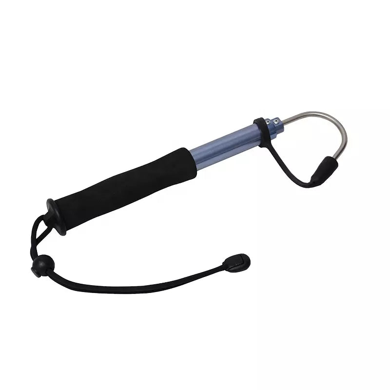 Arkaru  Custom light weight 27-62cm telescopic fish gaff aluminum fishing gaff hook fishing spear hook